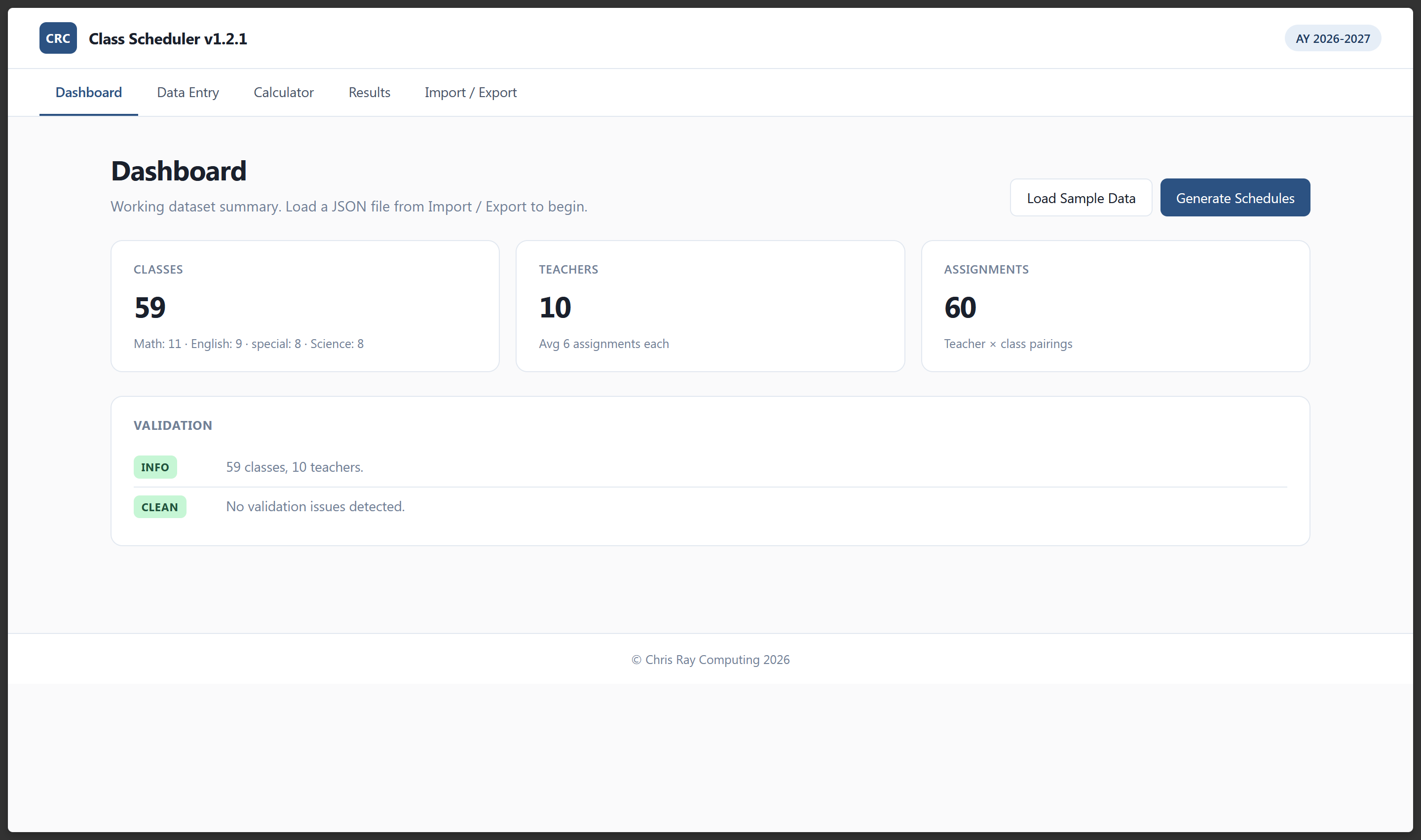 Class Scheduler interface